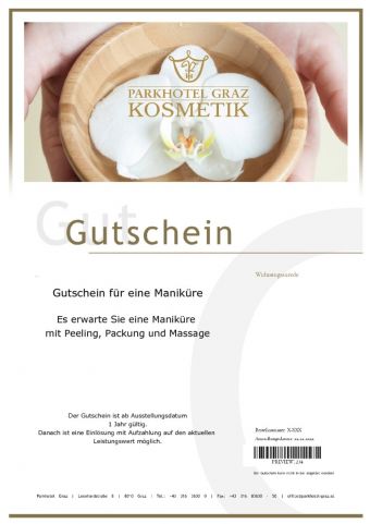 Kosmetik-Maniküre & Peeling