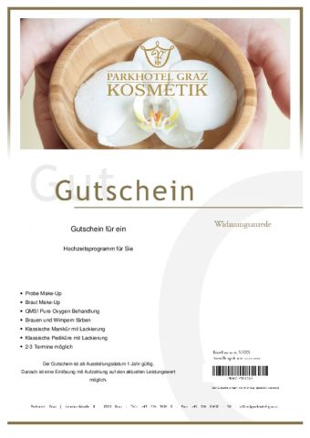 Hochzeitsprogramm für Sie